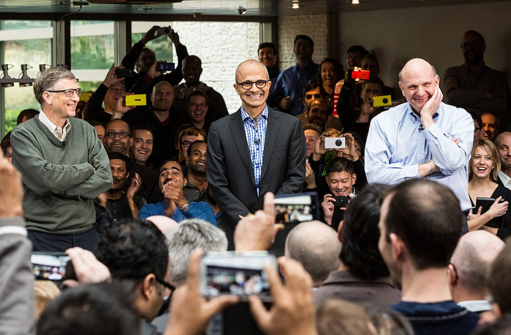 Satya Nadella inage cedit wikipidiya